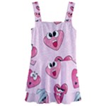 Emoji Heart Kids  Layered Skirt Swimsuit