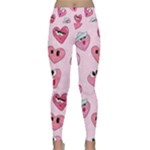 Emoji Heart Lightweight Velour Classic Yoga Leggings