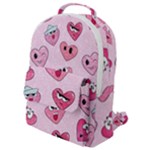 Emoji Heart Flap Pocket Backpack (Small)