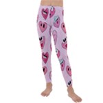 Emoji Heart Kids  Lightweight Velour Leggings