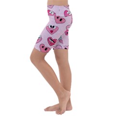 Kids  Lightweight Velour Cropped Yoga Leggings 