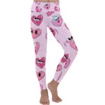 Emoji Heart Kids  Lightweight Velour Classic Yoga Leggings