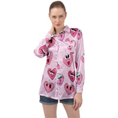 Long Sleeve Satin Shirt 