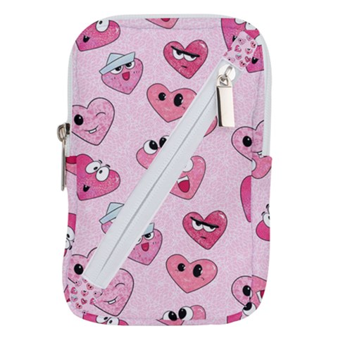Emoji Heart Belt Pouch Bag (Large) from ArtsNow.com