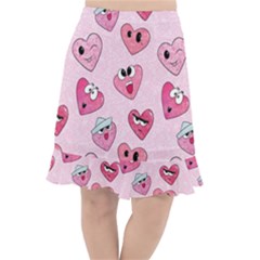 Fishtail Chiffon Skirt 