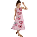 Emoji Heart Summer Maxi Dress