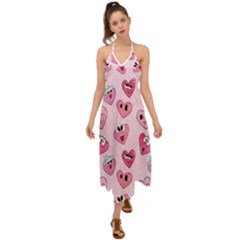 Halter Tie Back Dress  