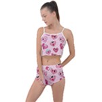 Emoji Heart Summer Cropped Co-Ord Set