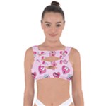 Emoji Heart Bandaged Up Bikini Top