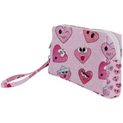 Emoji Heart Wristlet Pouch Bag (Small) from ArtsNow.com