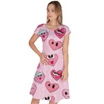 Emoji Heart Classic Short Sleeve Dress