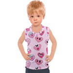 Emoji Heart Kids  Sport Tank Top