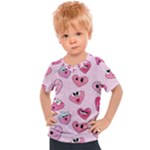 Emoji Heart Kids  Sports Tee