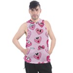 Emoji Heart Men s Sleeveless Hoodie