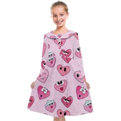 Emoji Heart Kids  Midi Sailor Dress from ArtsNow.com