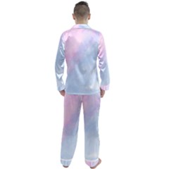 Men s Long Sleeve Satin Pajamas Set 