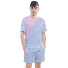 Men s Mesh T-Shirt and Shorts Set 