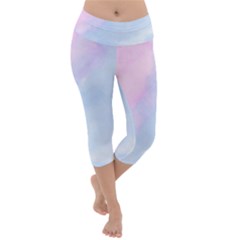 Lightweight Velour Capri Yoga Leggings 