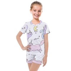 Kids  Mesh T-Shirt and Shorts Set 