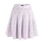 unicorns pattern High Waist Skirt