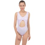 unicorns pattern Center Cut Out Swimsuit