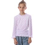 unicorns pattern Kids  Frill Detail Tee