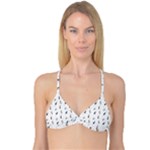 Cute Rabbit Reversible Tri Bikini Top