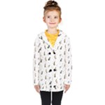 Cute Rabbit Kids  Double Breasted Button Coat