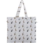Cute Rabbit Canvas Travel Bag