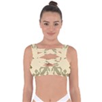 Abstract pattern geometric backgrounds   Bandaged Up Bikini Top