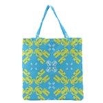Abstract pattern geometric backgrounds   Grocery Tote Bag