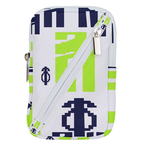 Abstract pattern geometric backgrounds   Belt Pouch Bag (Large) from ArtsNow.com