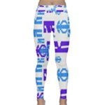 Abstract pattern geometric backgrounds   Classic Yoga Leggings