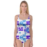 Abstract pattern geometric backgrounds   Camisole Leotard 