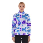 Abstract pattern geometric backgrounds   Women s Bomber Jacket