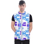 Abstract pattern geometric backgrounds   Men s Puffer Vest