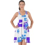 Abstract pattern geometric backgrounds   Show Some Back Chiffon Dress