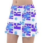 Abstract pattern geometric backgrounds   Classic Tennis Skirt
