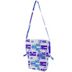 Abstract pattern geometric backgrounds   Folding Shoulder Bag