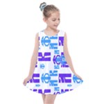 Abstract pattern geometric backgrounds   Kids  Summer Dress