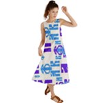 Abstract pattern geometric backgrounds   Summer Maxi Dress