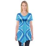 Abstract pattern geometric backgrounds   Short Sleeve Tunic 