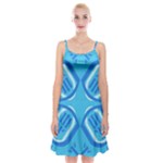 Abstract pattern geometric backgrounds   Spaghetti Strap Velvet Dress