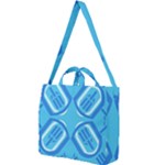 Abstract pattern geometric backgrounds   Square Shoulder Tote Bag