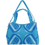 Abstract pattern geometric backgrounds   Double Compartment Shoulder Bag