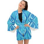 Abstract pattern geometric backgrounds   Long Sleeve Kimono