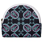 Abstract pattern geometric backgrounds   Horseshoe Style Canvas Pouch