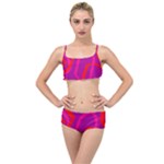 Abstract pattern geometric backgrounds   Layered Top Bikini Set