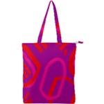Abstract pattern geometric backgrounds   Double Zip Up Tote Bag