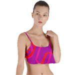 Abstract pattern geometric backgrounds   Layered Top Bikini Top 